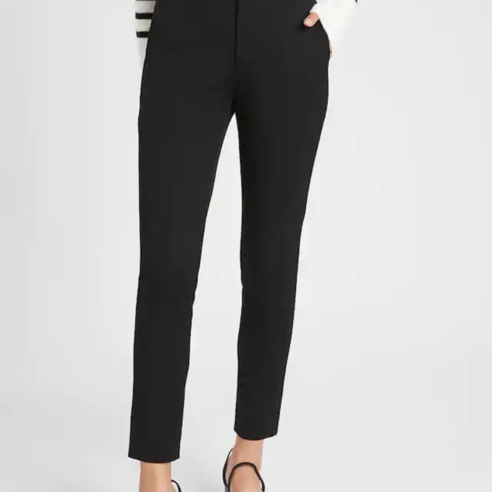 Banana Republic Black dress pants, high rise